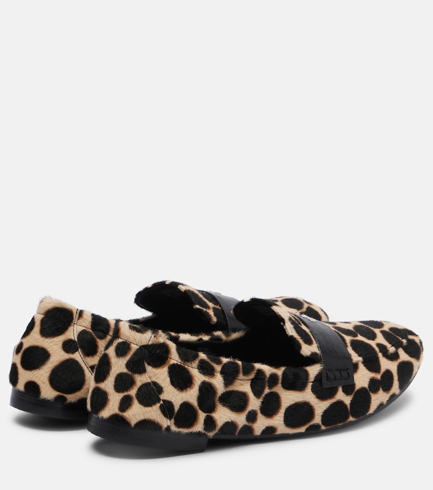  Tory Burch Tory Burch Mocasines Ballet De Pelo De Becerro 