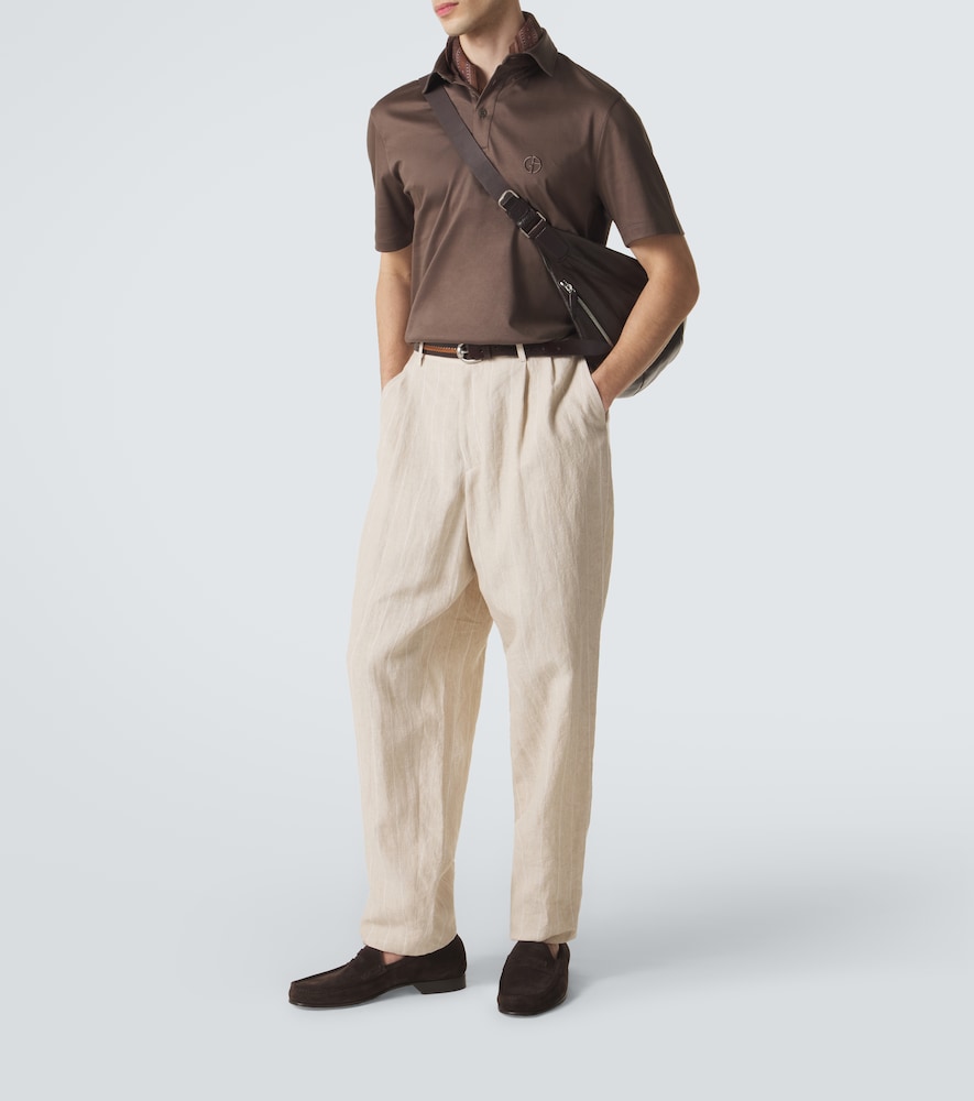  Giorgio Armani Giorgio Armani Weite Hose Aus Leinen 