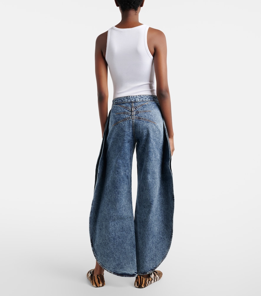 Alaïa Barrel-Leg Jeans