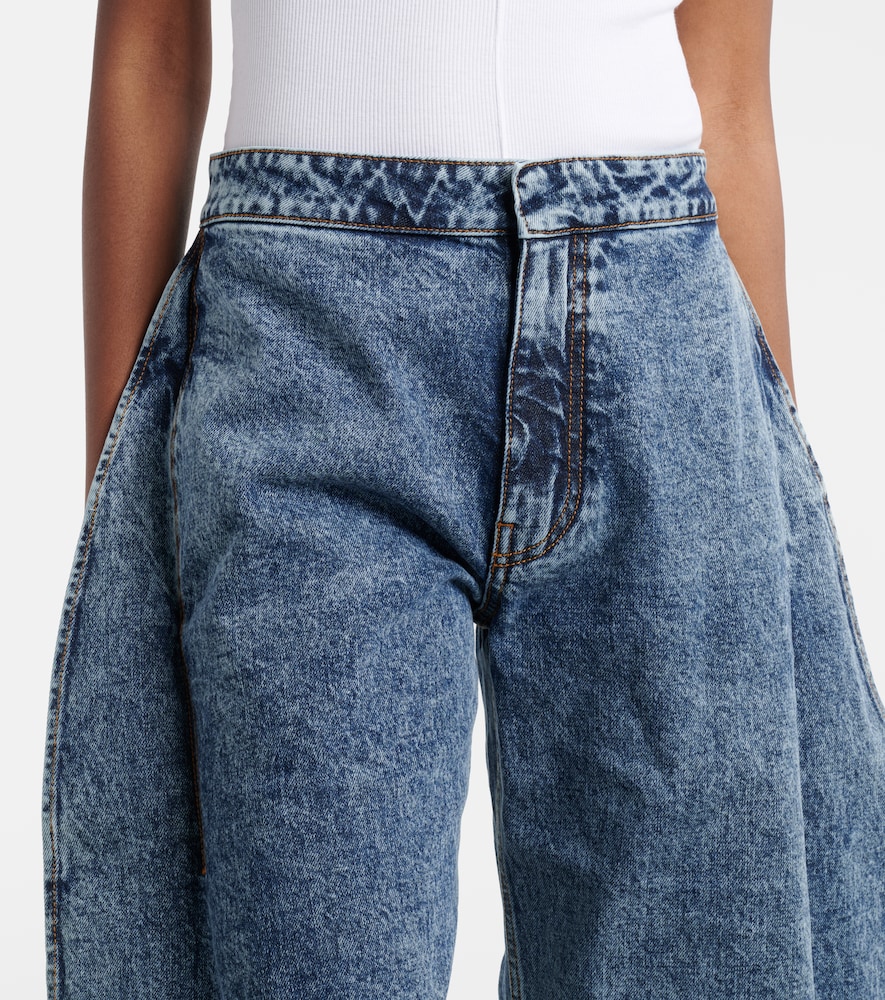 Alaïa Barrel-Leg Jeans
