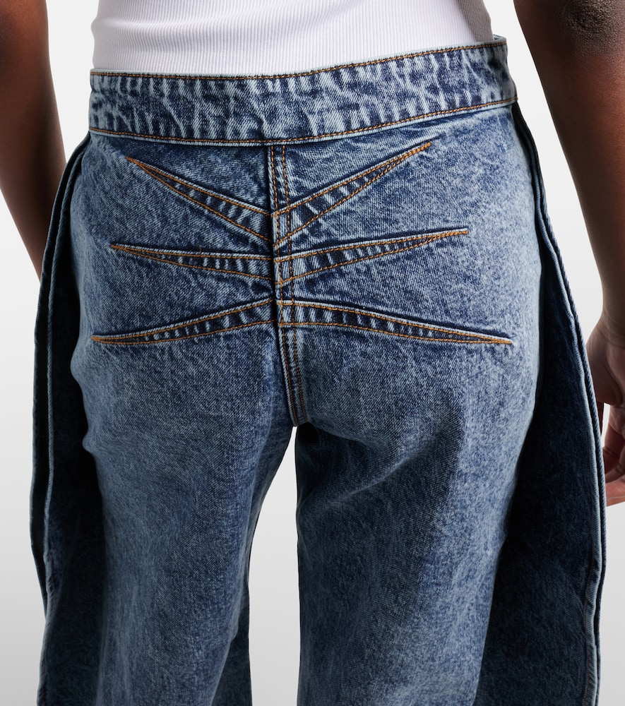 Alaïa Barrel-Leg Jeans