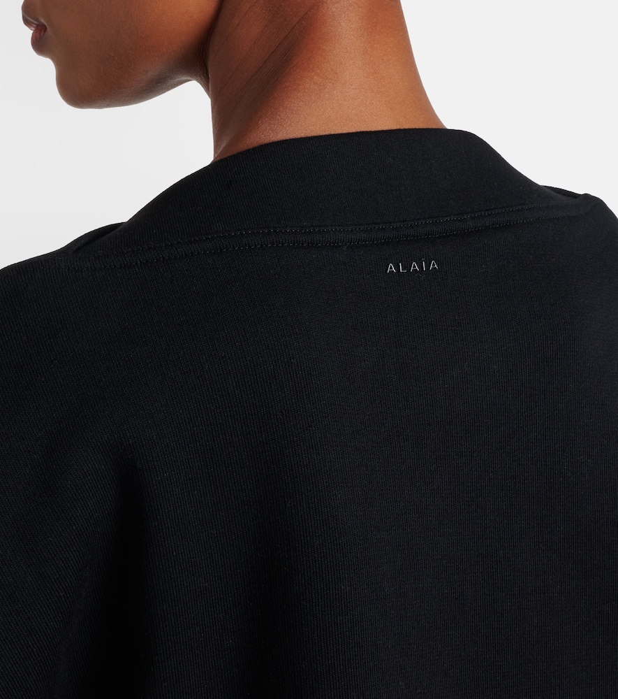  Alaia Alaã¯a Cotton Jersey Sweatshirt 