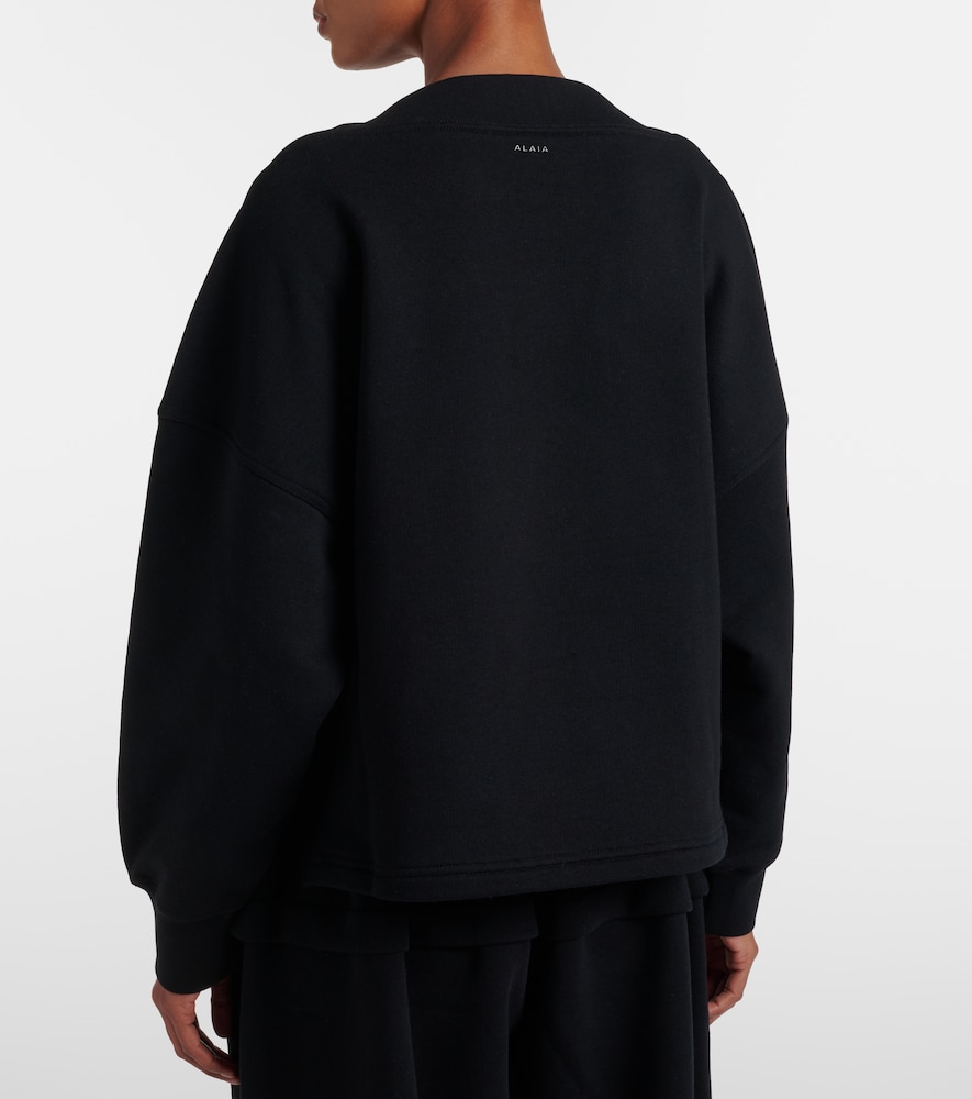 Alaïa Cotton Jersey Sweatshirt