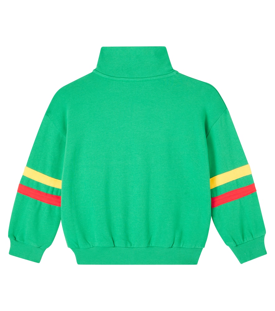 Mini Rodini X E. T. Cotton Jersey Sweatshirt In Green