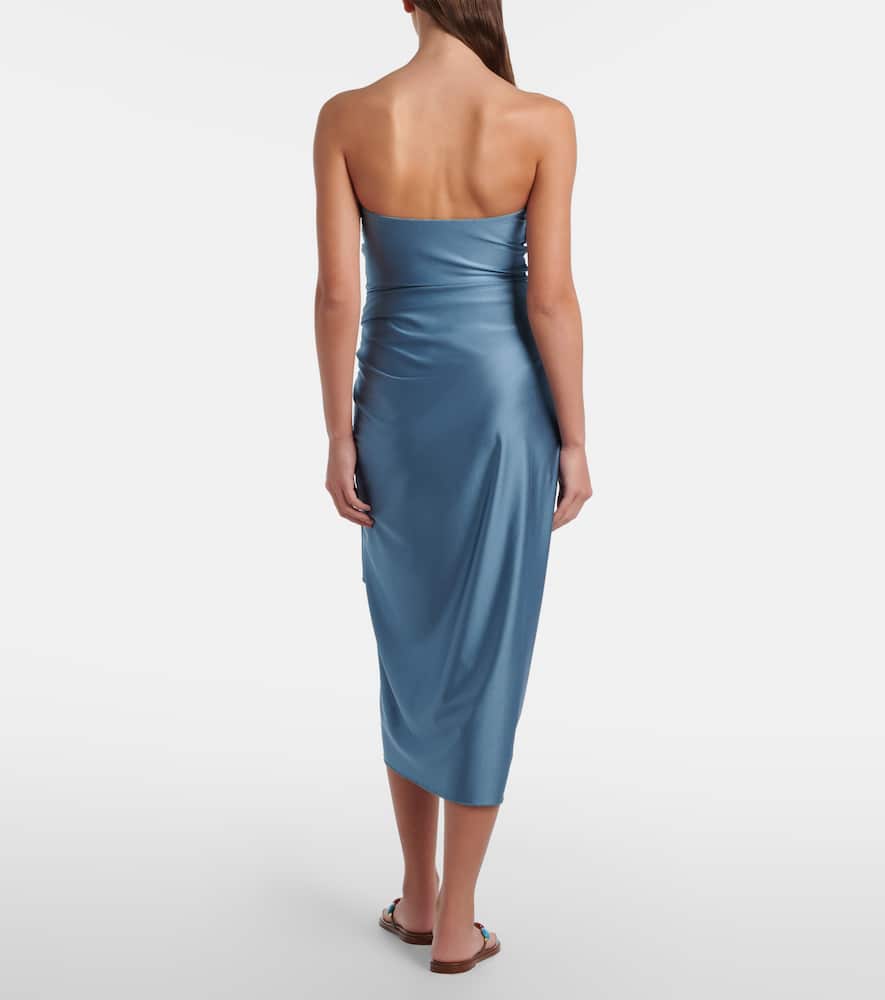 Jade Swim Nyla Beach Cover-up In Blue