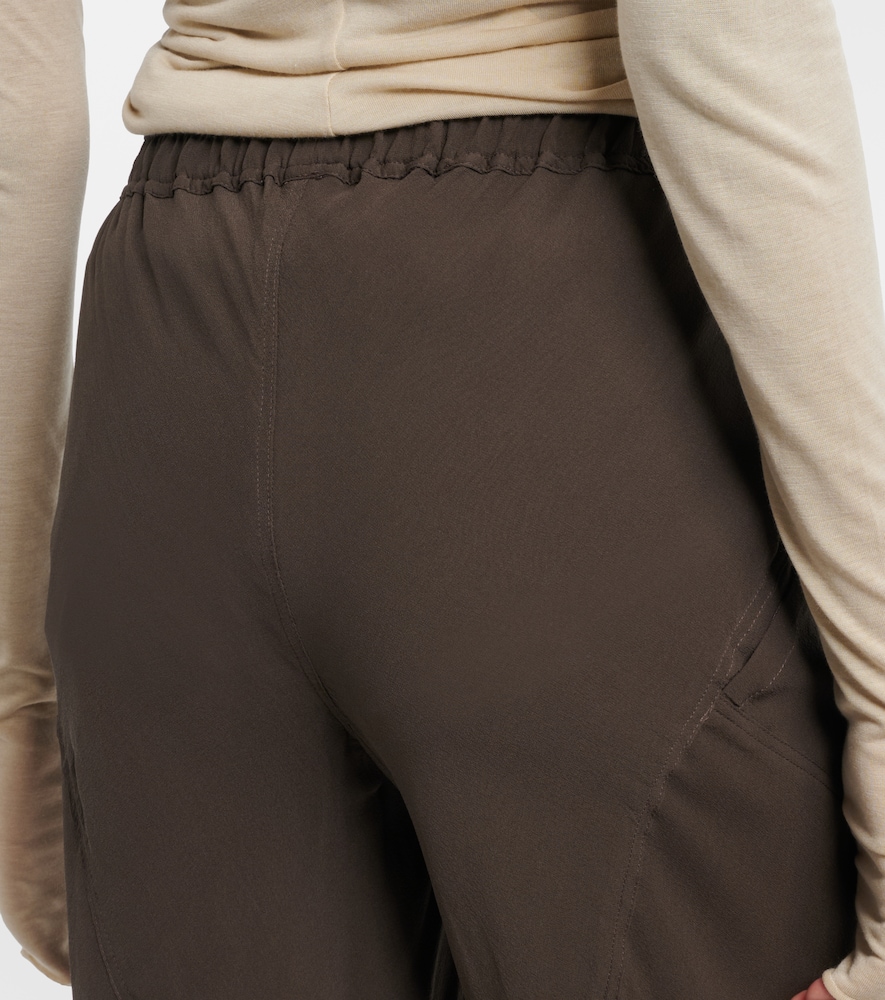  Rick Owens Rick Owens Weite Hose Aus Seidencharmeuse 