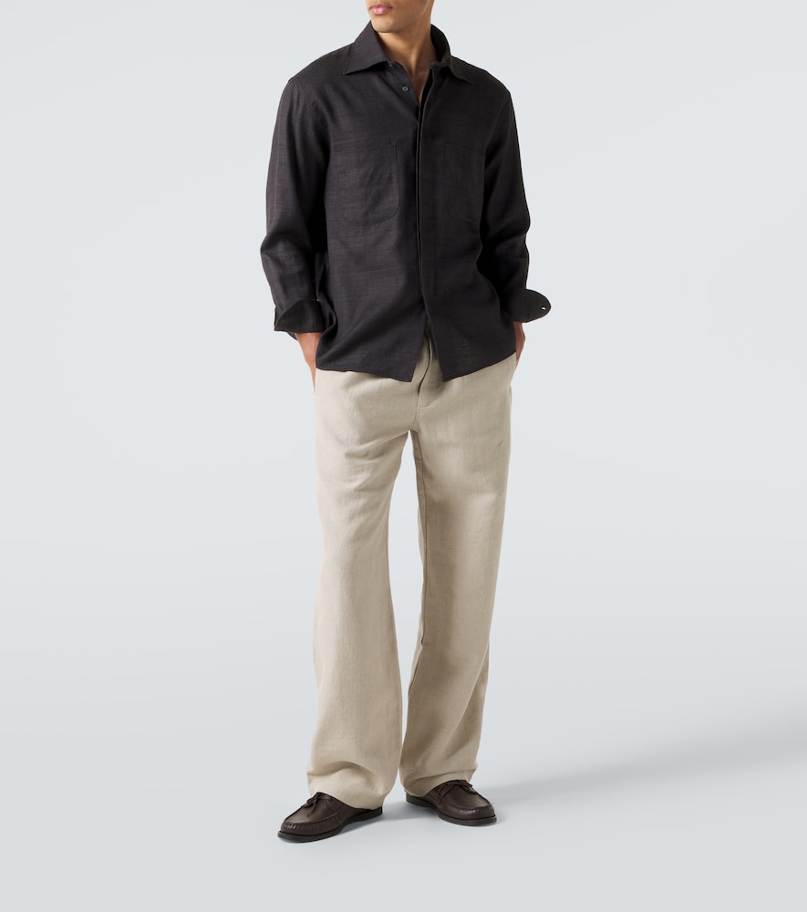  Saman Amel Saman Amel Regis Silk Shirt Jacket 