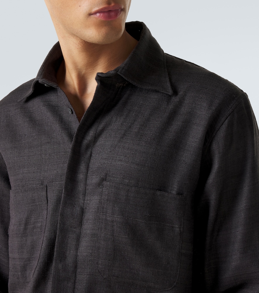  Saman Amel Saman Amel Regis Silk Shirt Jacket 