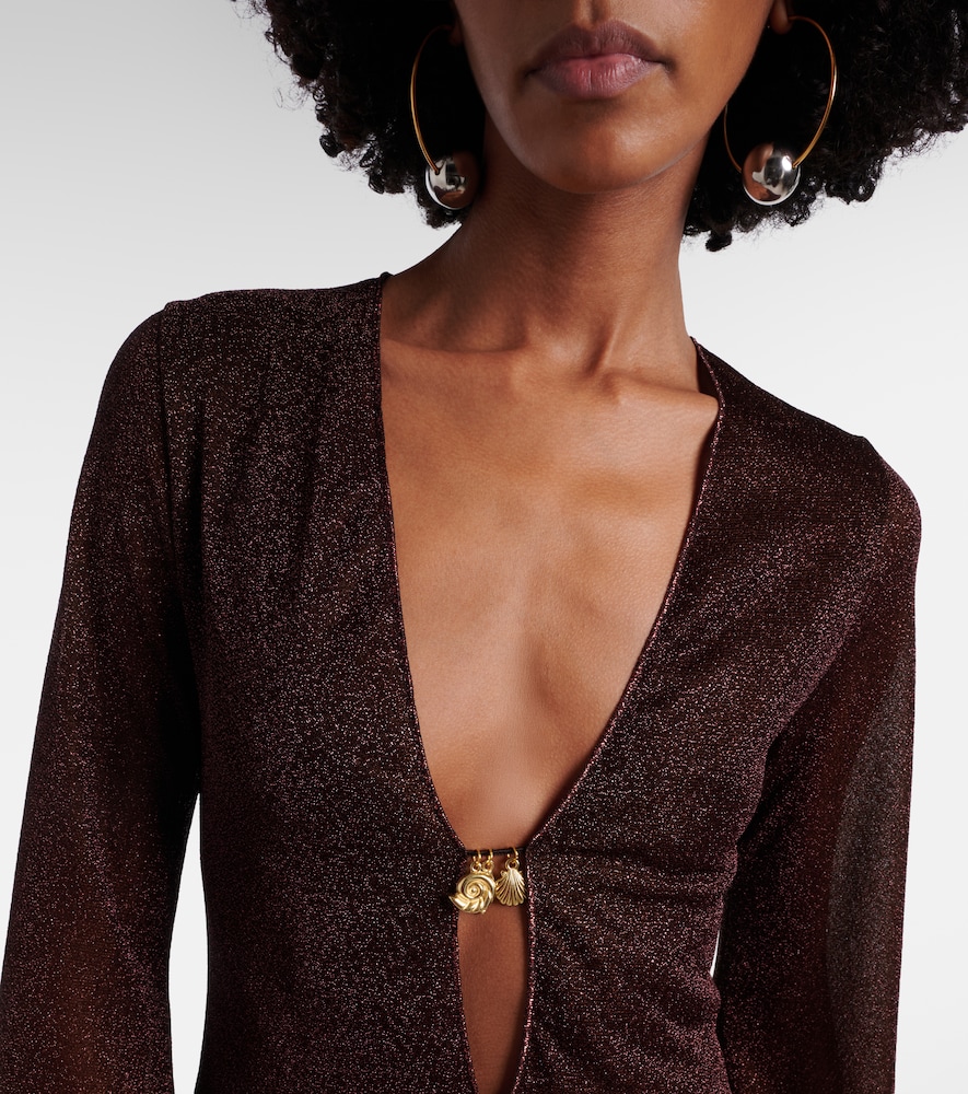  Oseree Oséree Verziertes Minikleid Lumière 