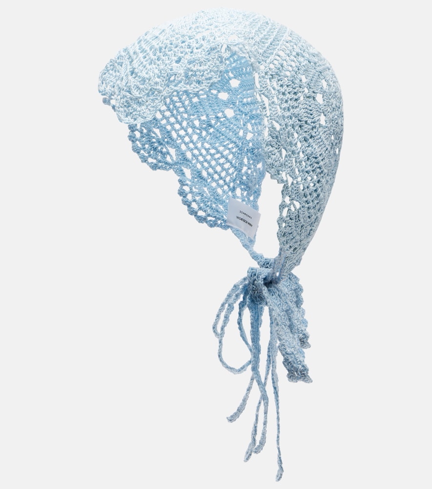  Anna Kosturova Anna Kosturova Crochet Cotton Head Scarf 