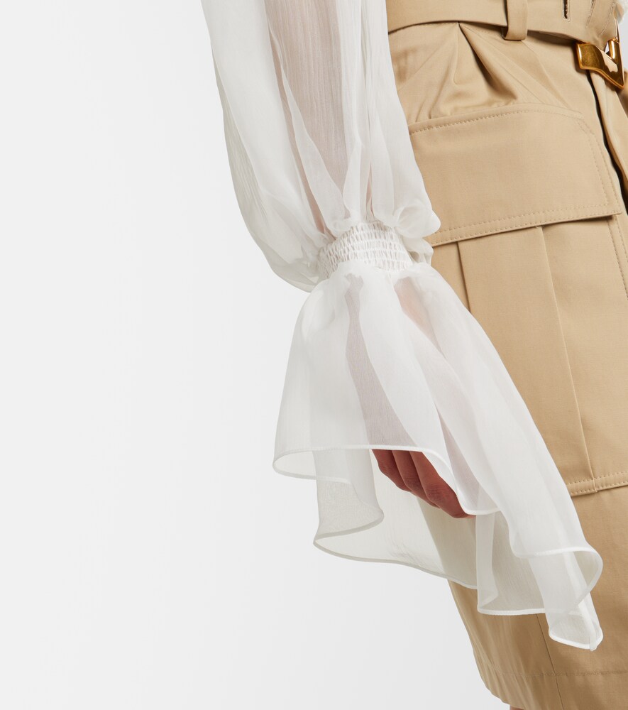 Silk-Trimmed Bouclé Jacket