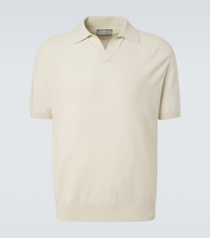 Canali Cotton and silk polo shirt | Thumbnail 7 Canali Cotton and silk polo shirt | Thumbnail 7