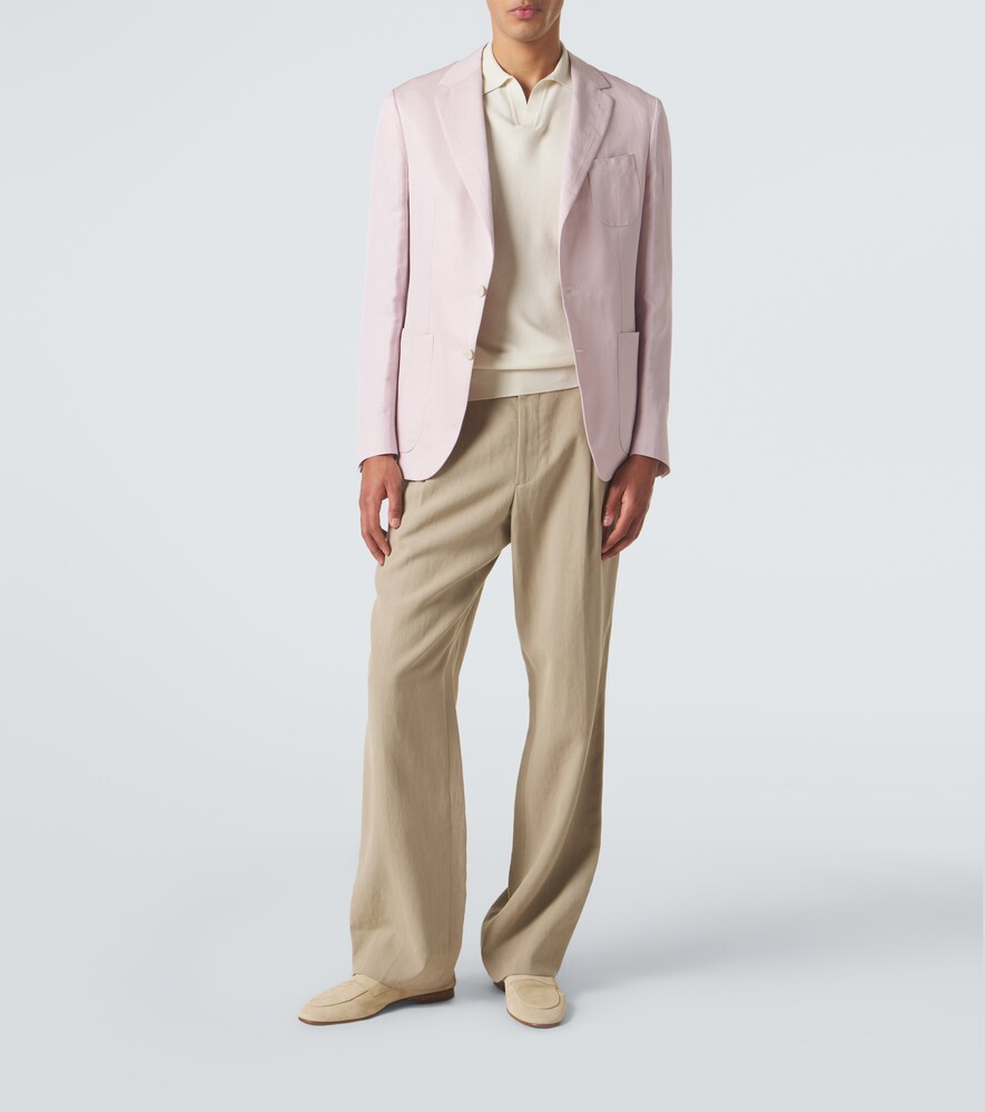  Canali Canali Polo De Algodón Y Seda 