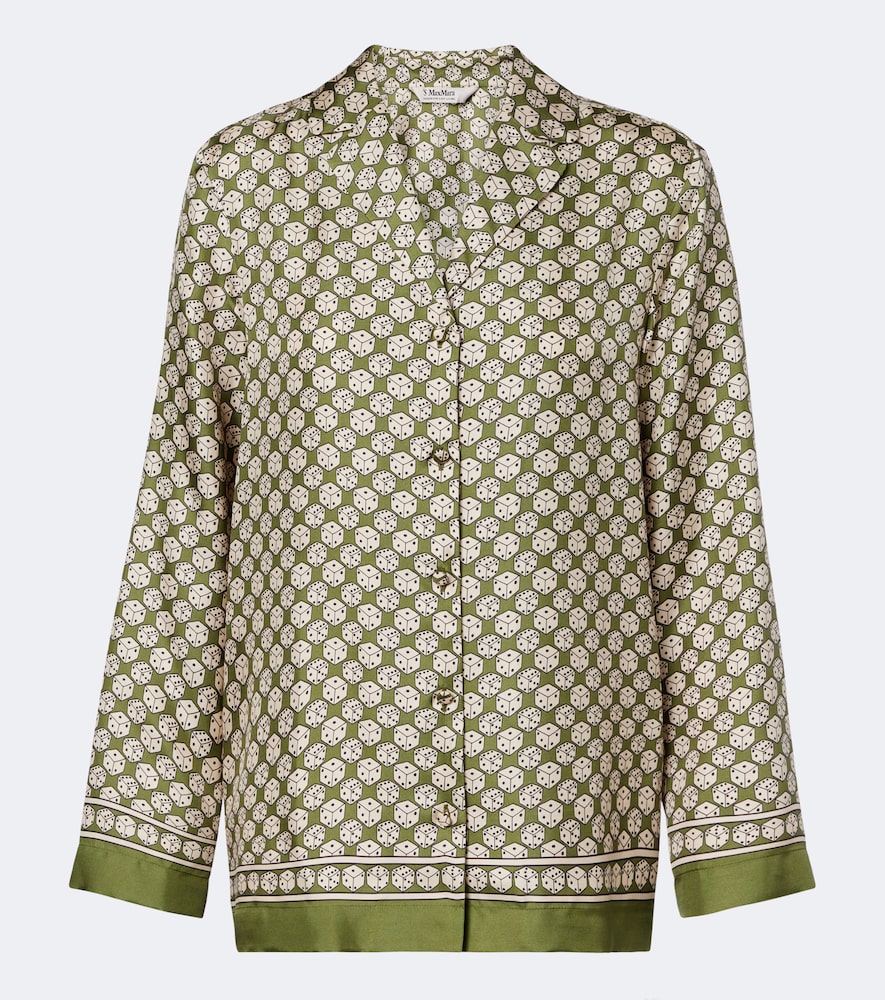 Camicia in seta con stampa
