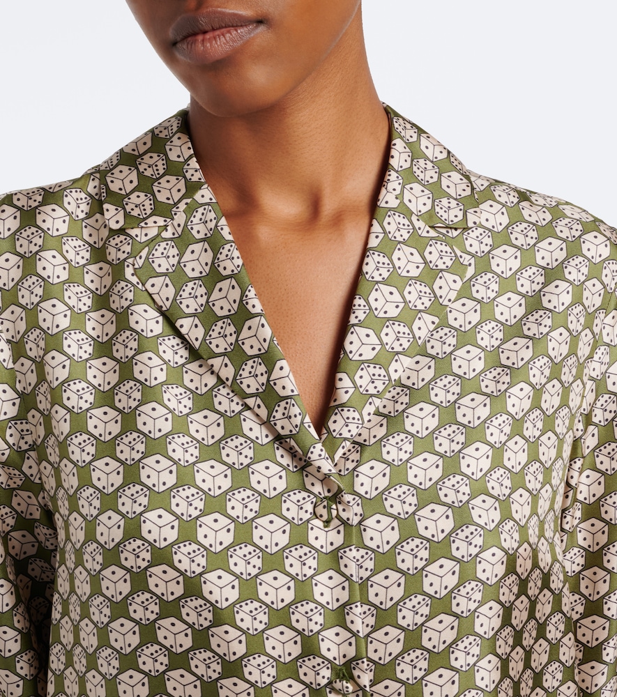 'S Max Mara Printed silk twill shirt | Thumbnail 5 'S Max Mara Printed silk twill shirt | Thumbnail 5