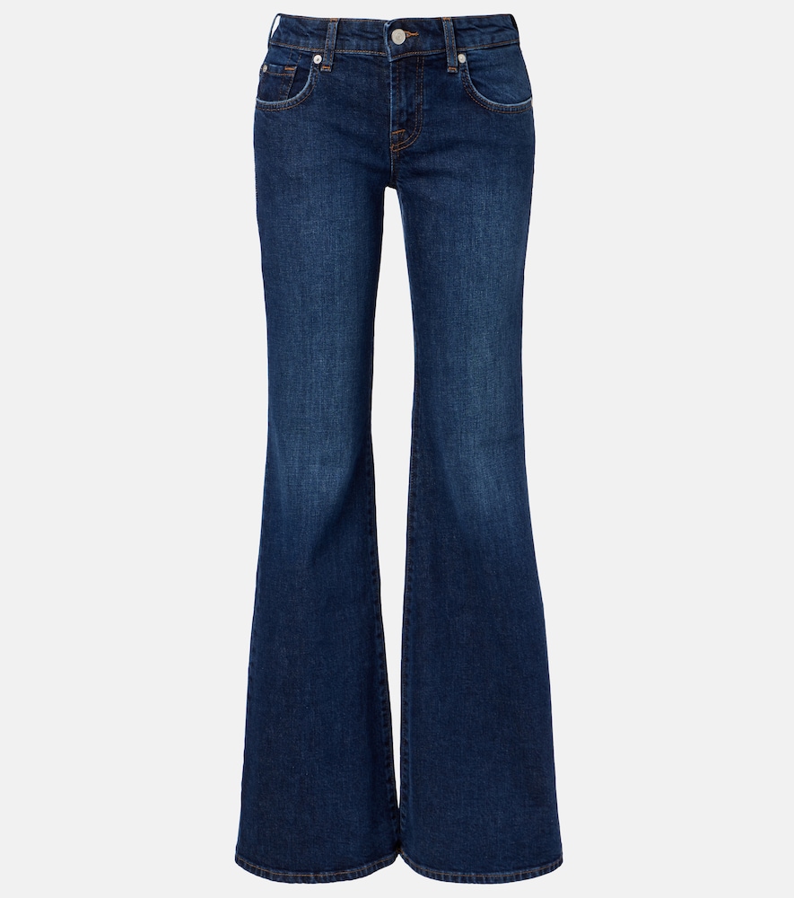 7 For All Mankind Low-rise flared jeans