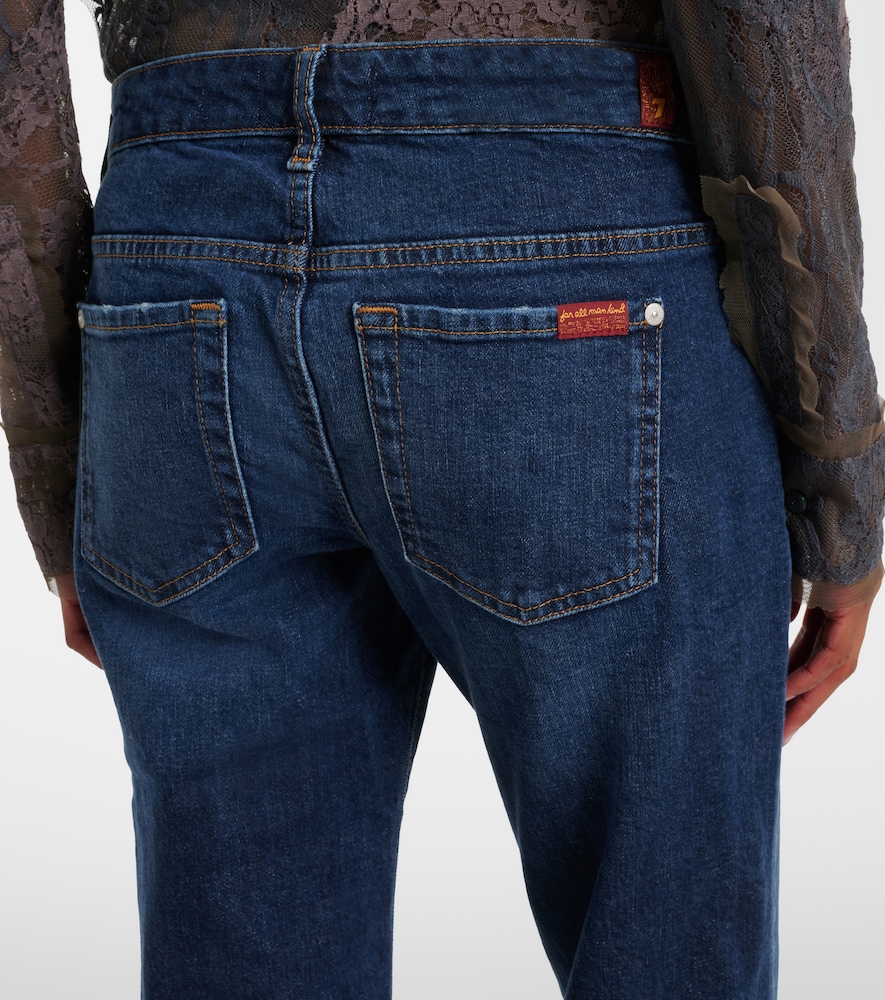 Low-Rise Flared Jeans
