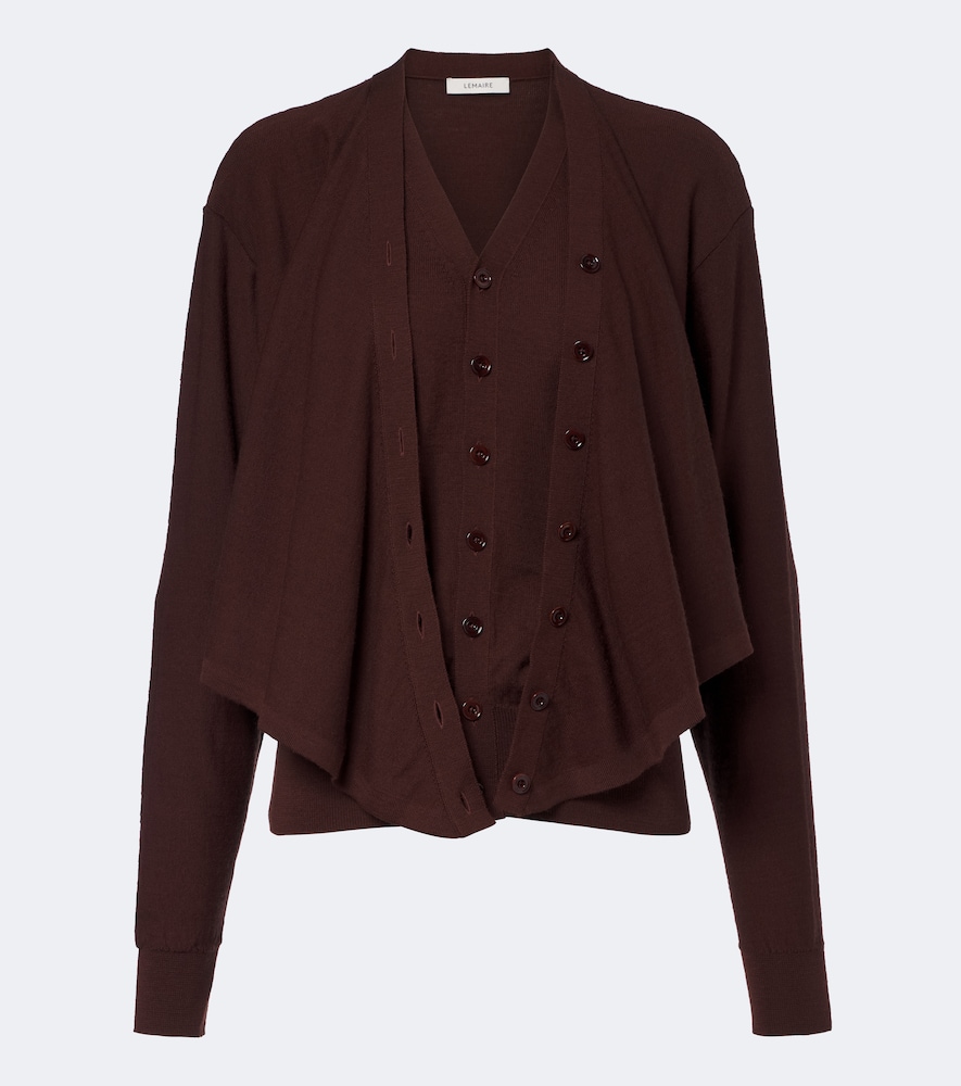 Lemaire Cardigan en laine mlange 490 €