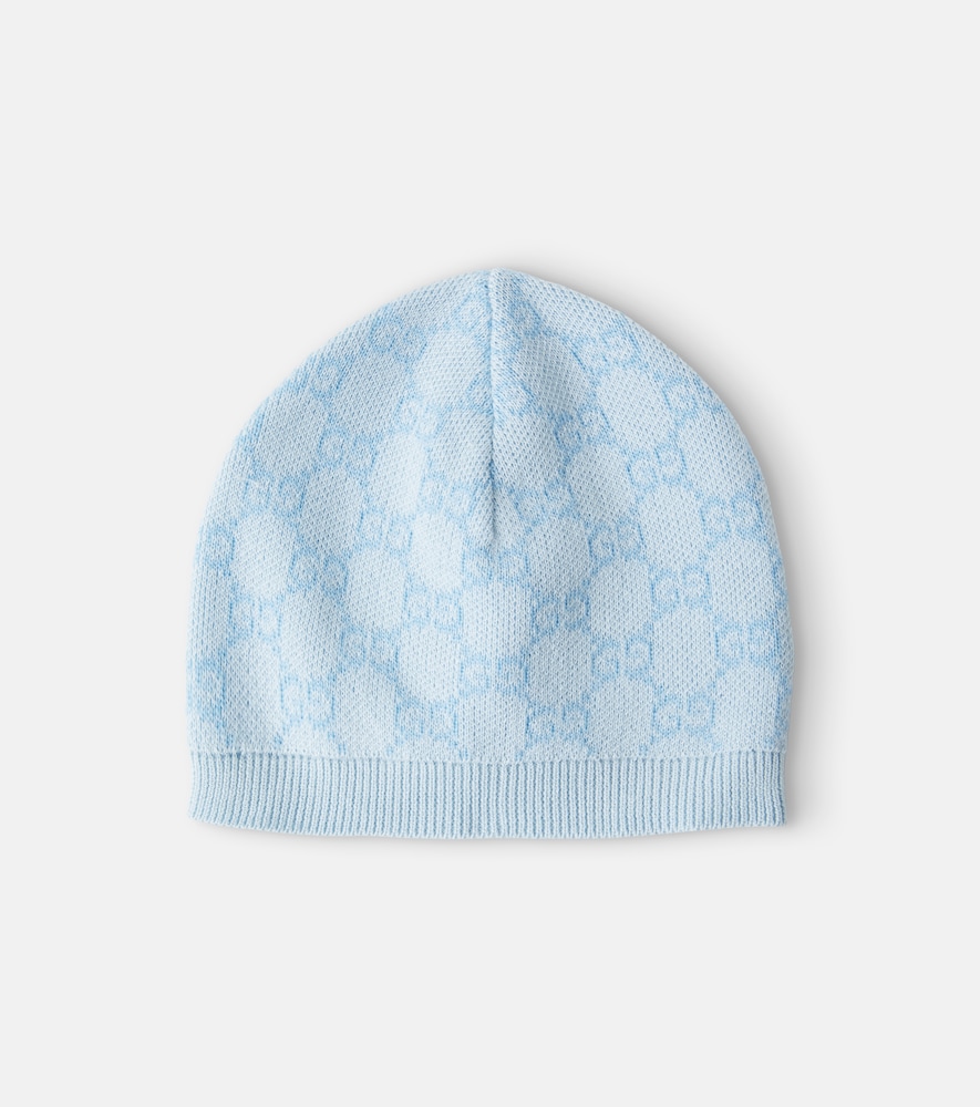 Berretto GG in lana jacquard