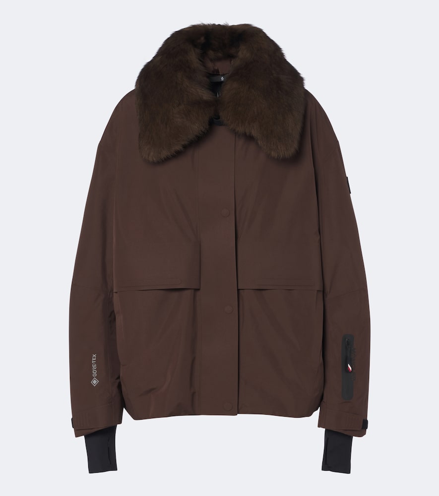 Grenoble Shearling-Trimmed Down Ski Jacket