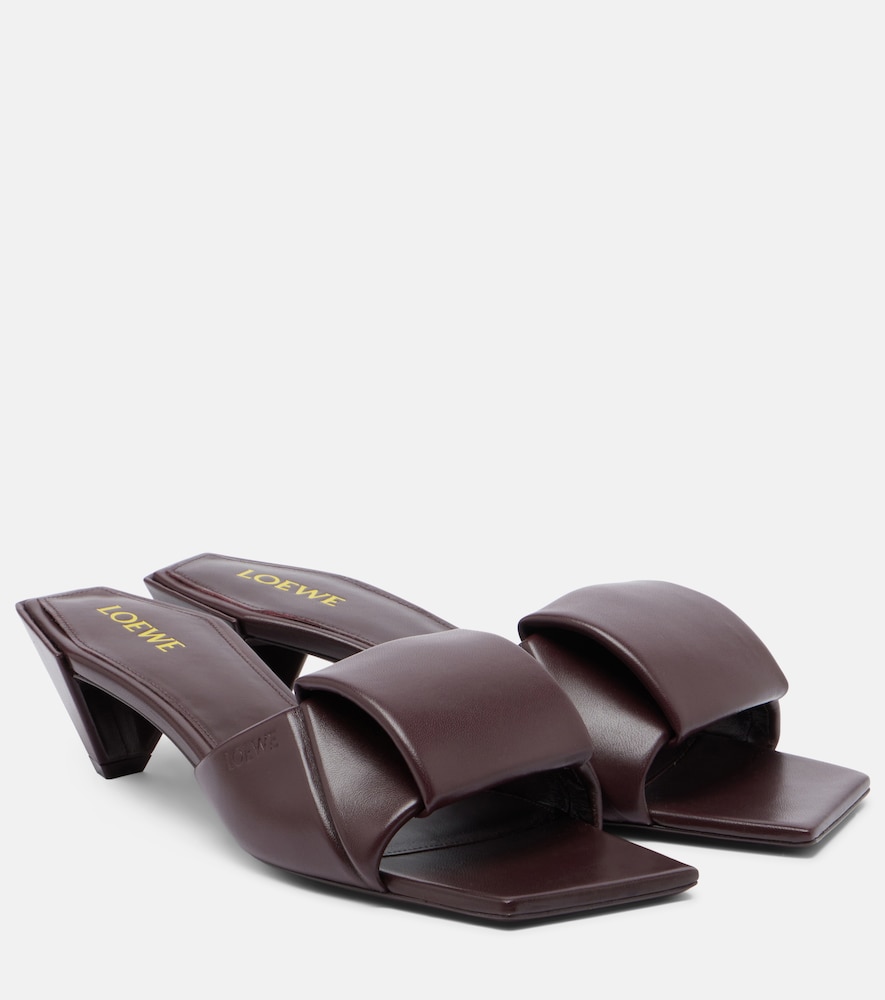 Mules Origami in pelle