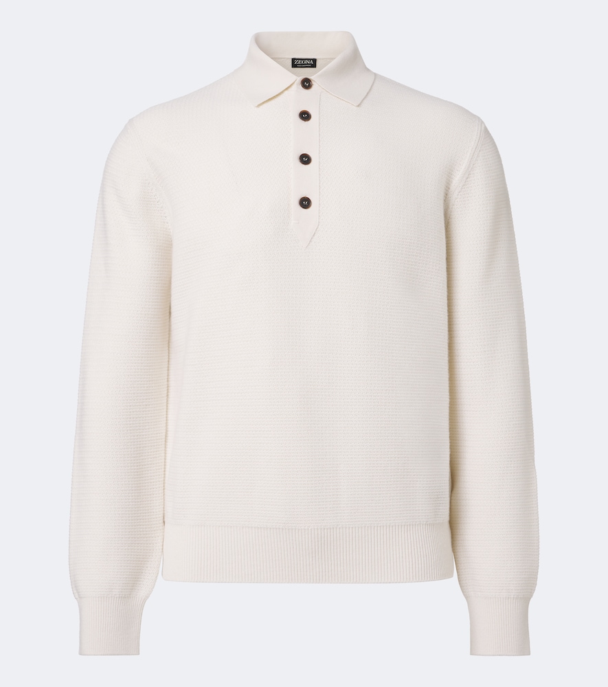 Polopullover aus Kaschmir