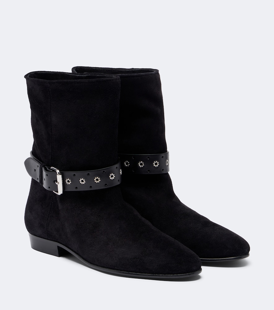 Ankle Boots Reena aus Veloursleder