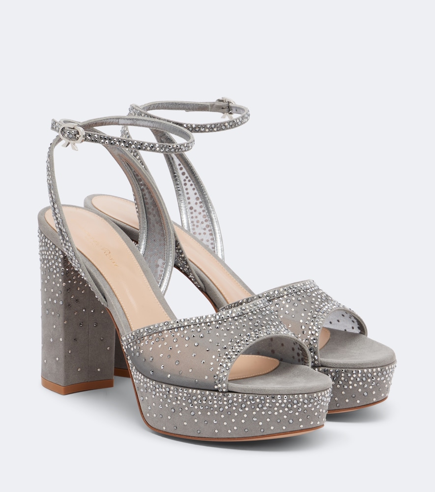 Gianvito Rossi Sandali Rania in organza