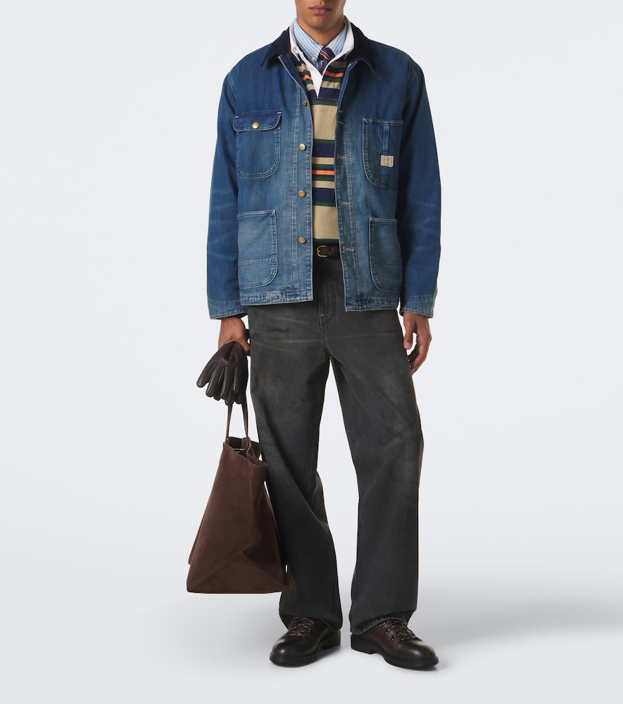 Polo Ralph Lauren Corduroy-Trimmed Denim Jacket