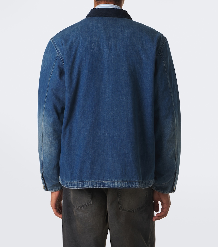 Polo Ralph Lauren Corduroy-Trimmed Denim Jacket