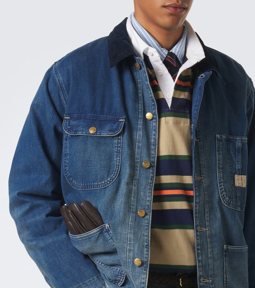 Polo Ralph Lauren Corduroy-Trimmed Denim Jacket