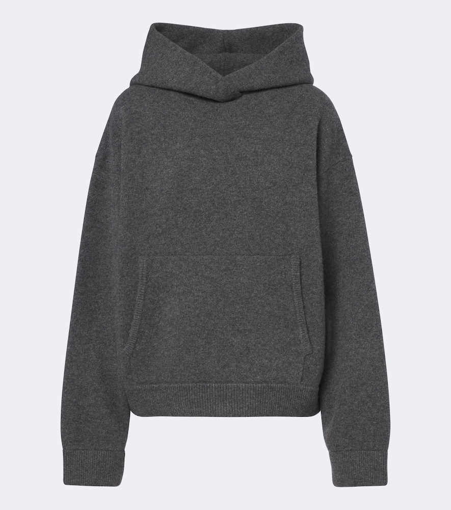 Rohe Róhe Wool-blend Hoodie In Grey