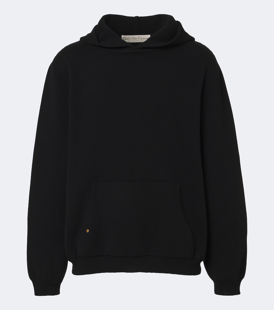 Cashmere Hoodie With Tiger'S Eye