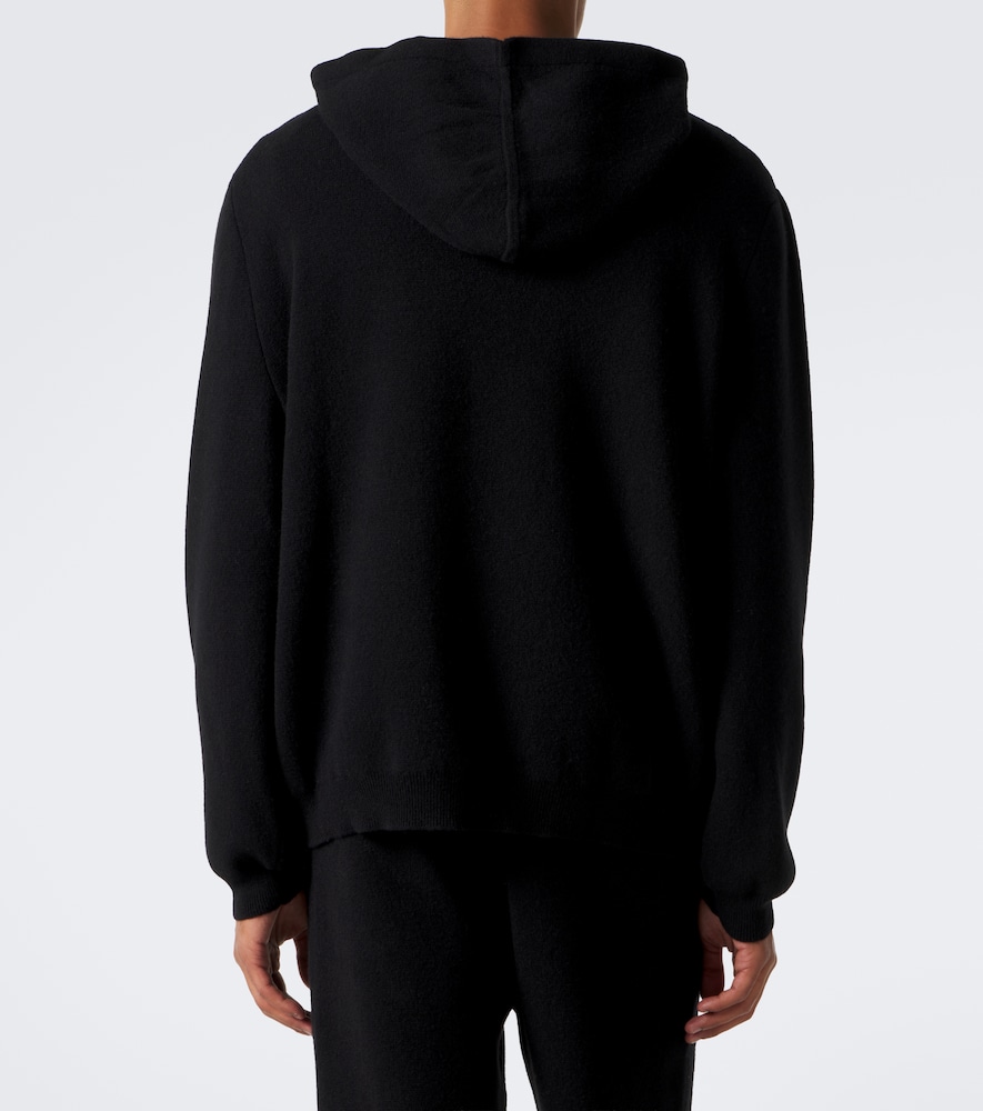 Cashmere Hoodie With Tiger'S Eye