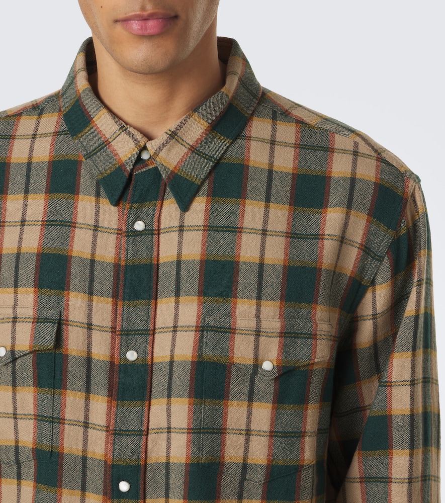 Meridian Plaid Wool And Shirt