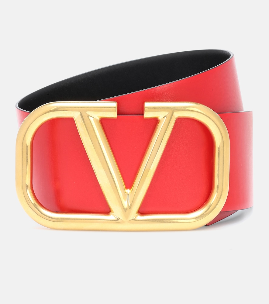  Valentino Garavani Valentino Garavani Wendbarer Gürtel Vlogo Signature Aus Leder 
