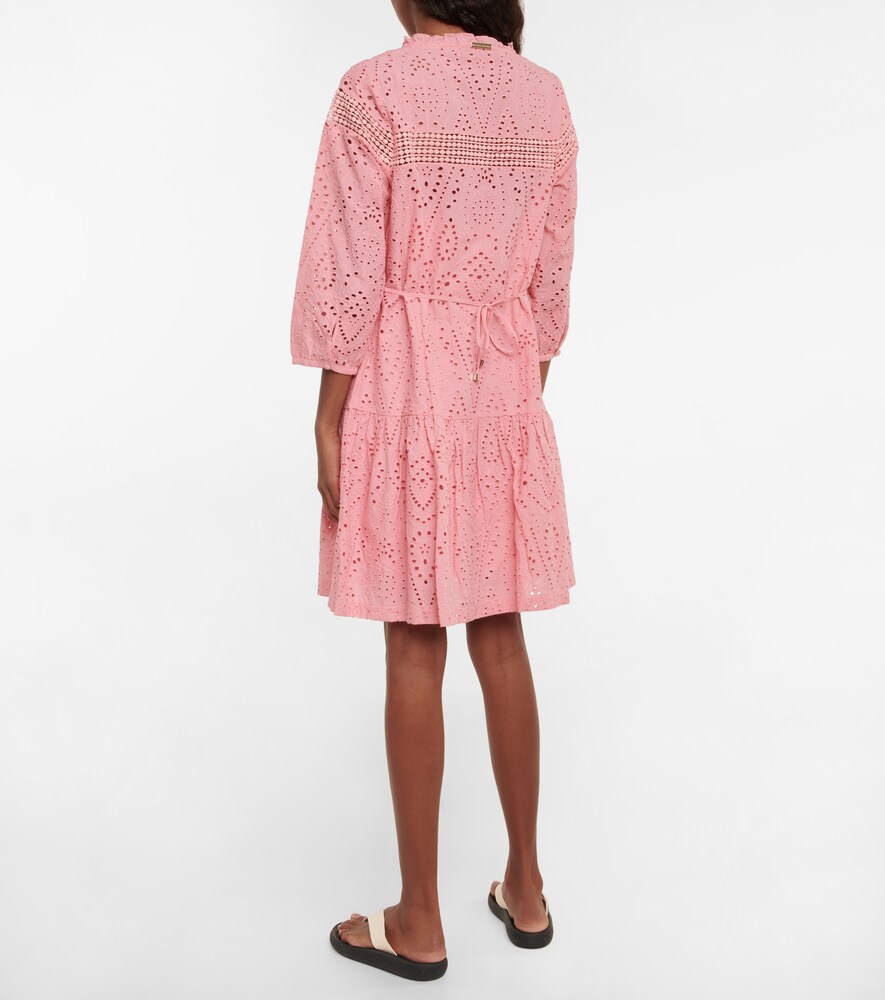  Heidi Klein Heidi Klein Broderie Anglaise Cotton Minidress 