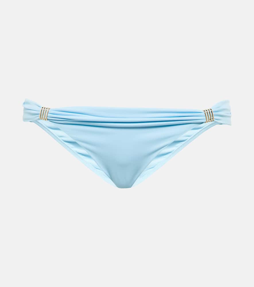 Melissa Odabash Grenada Printed Bikini Bottoms In Baby Blu