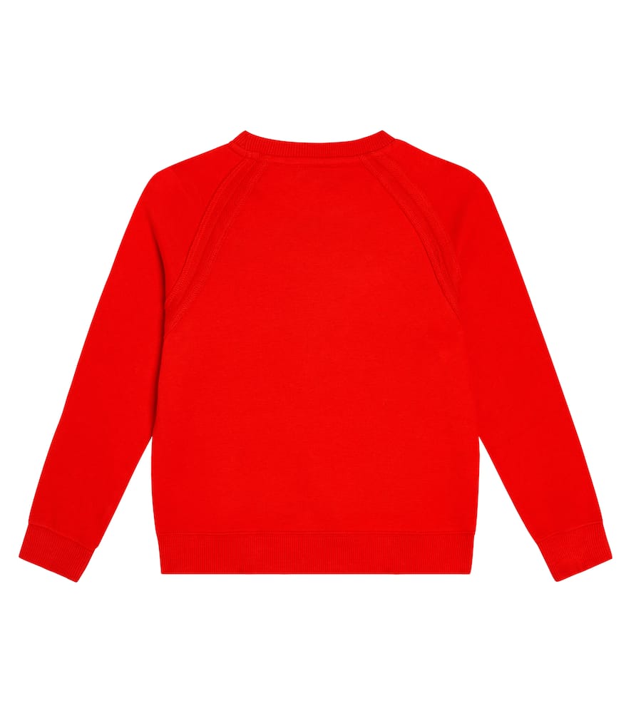 Shop Marc Jacobs Cotton-blend Fleece Sweatshirt In Red