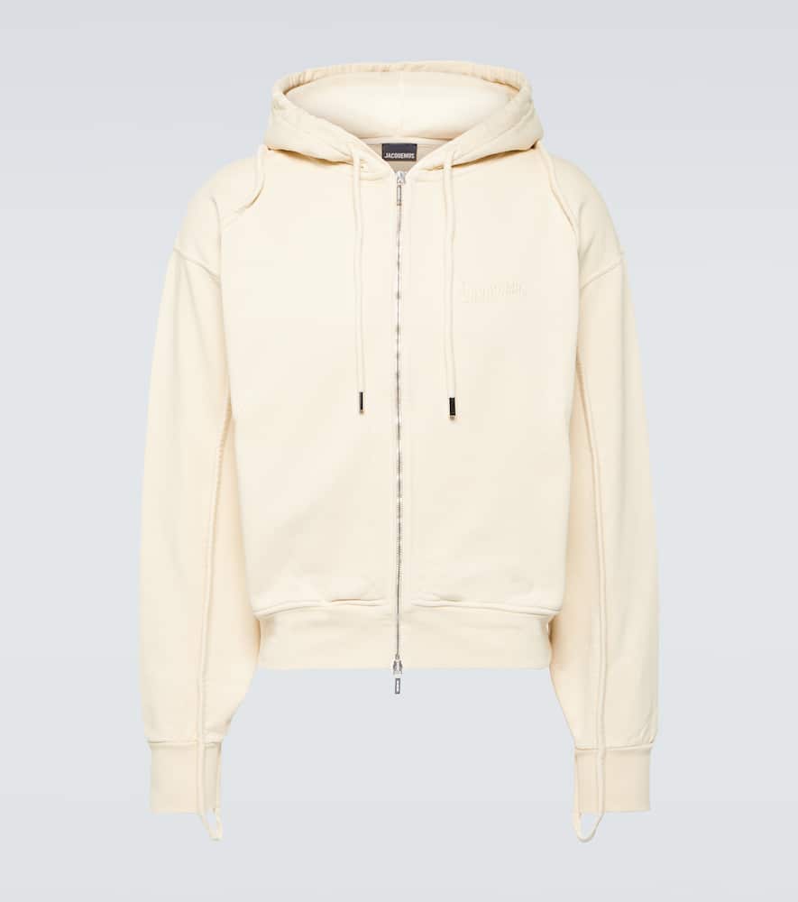 Le Sweater Camargue Zippé cotton hoodie