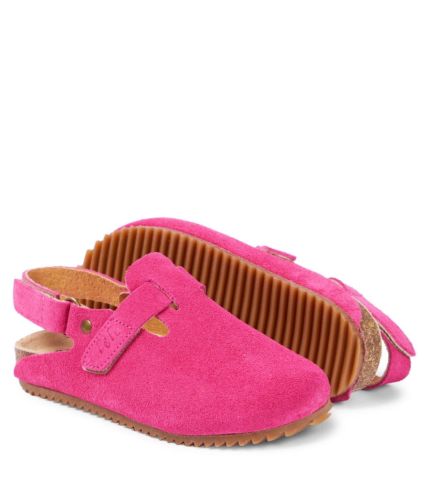  Pepe Pèpè Slippers Scamosciato Aus Veloursleder 