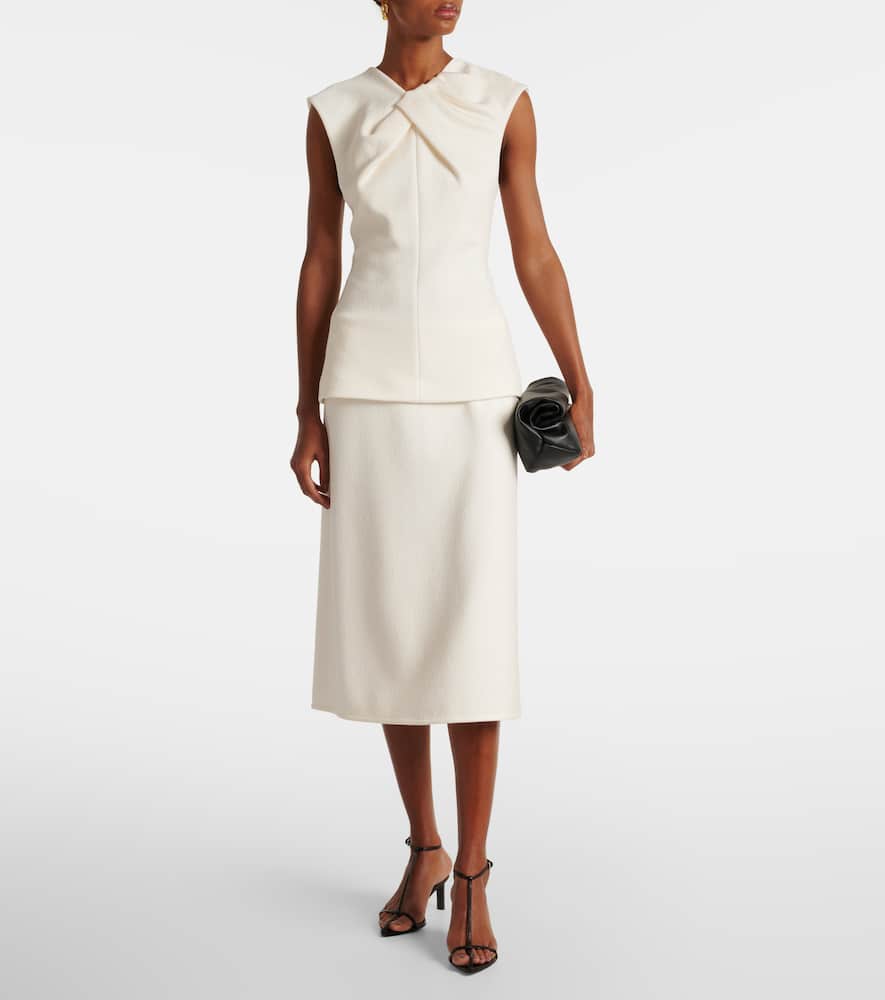 JIL SANDER DRAPED TOP