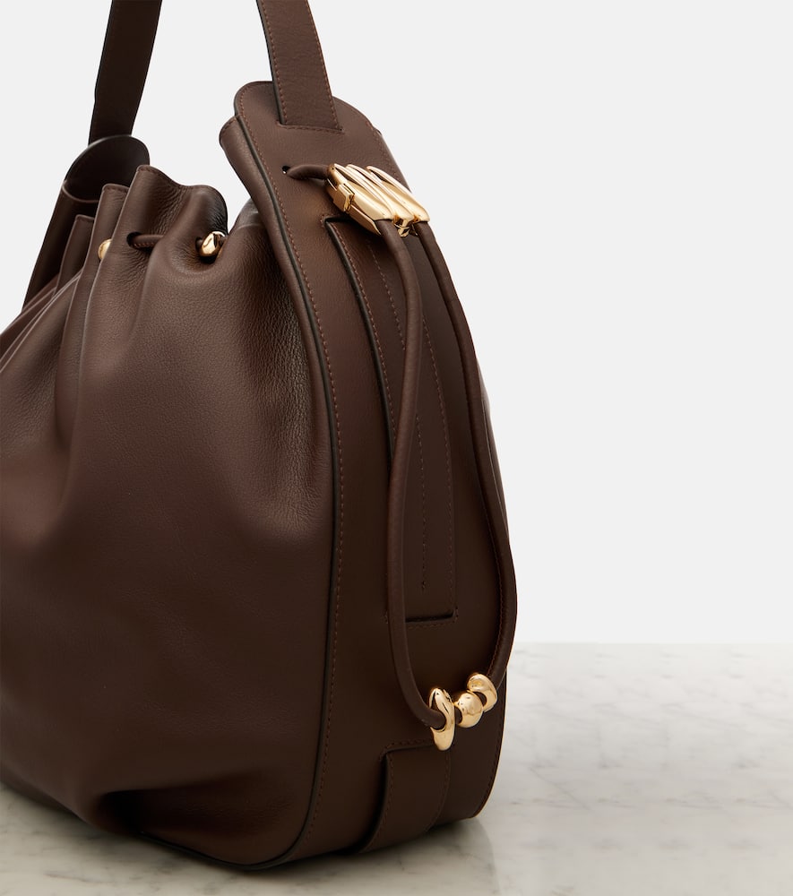 Zimmermann Halcyon Large Leather Bucket Bag