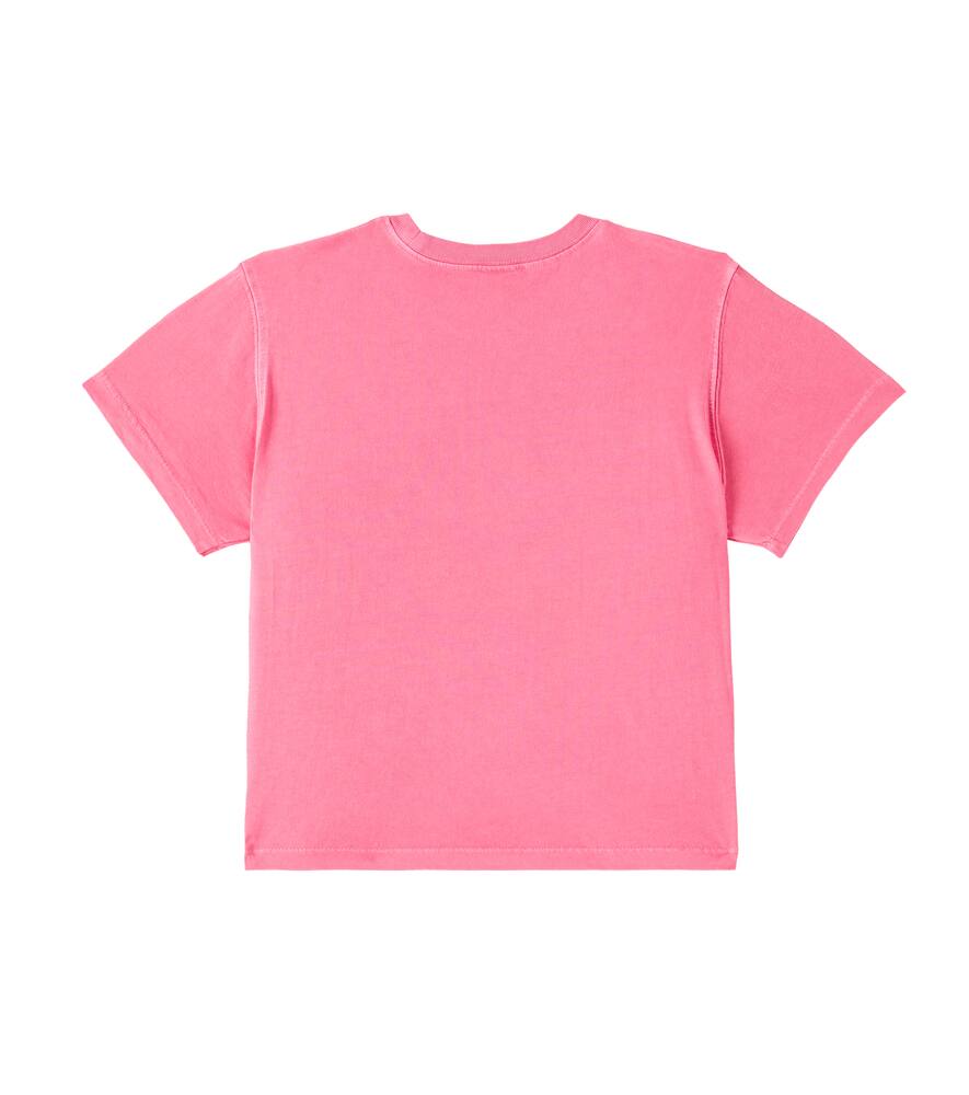 Jellymallow Smiling Frog Cotton T-shirt In Pink