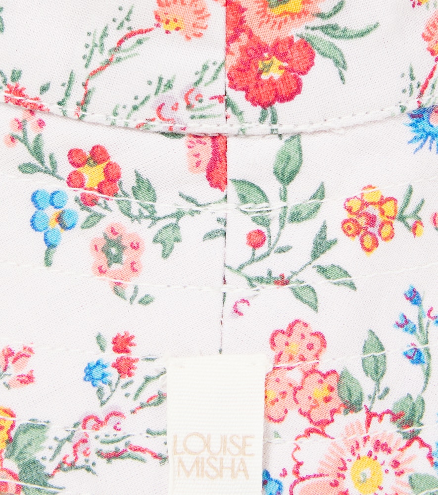  Louise Misha Louise Misha Lajik Printed Reversible Bucket Hat 