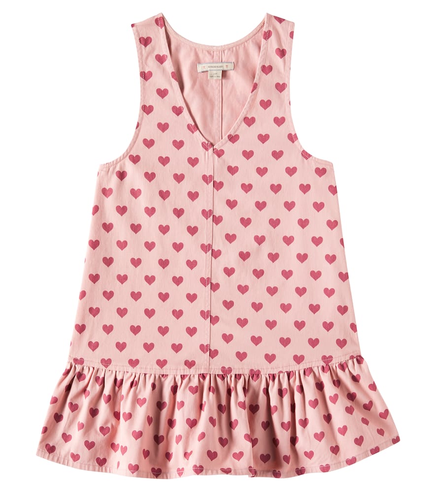 Konges Slojd Fen Printed Cotton Dress In Pink