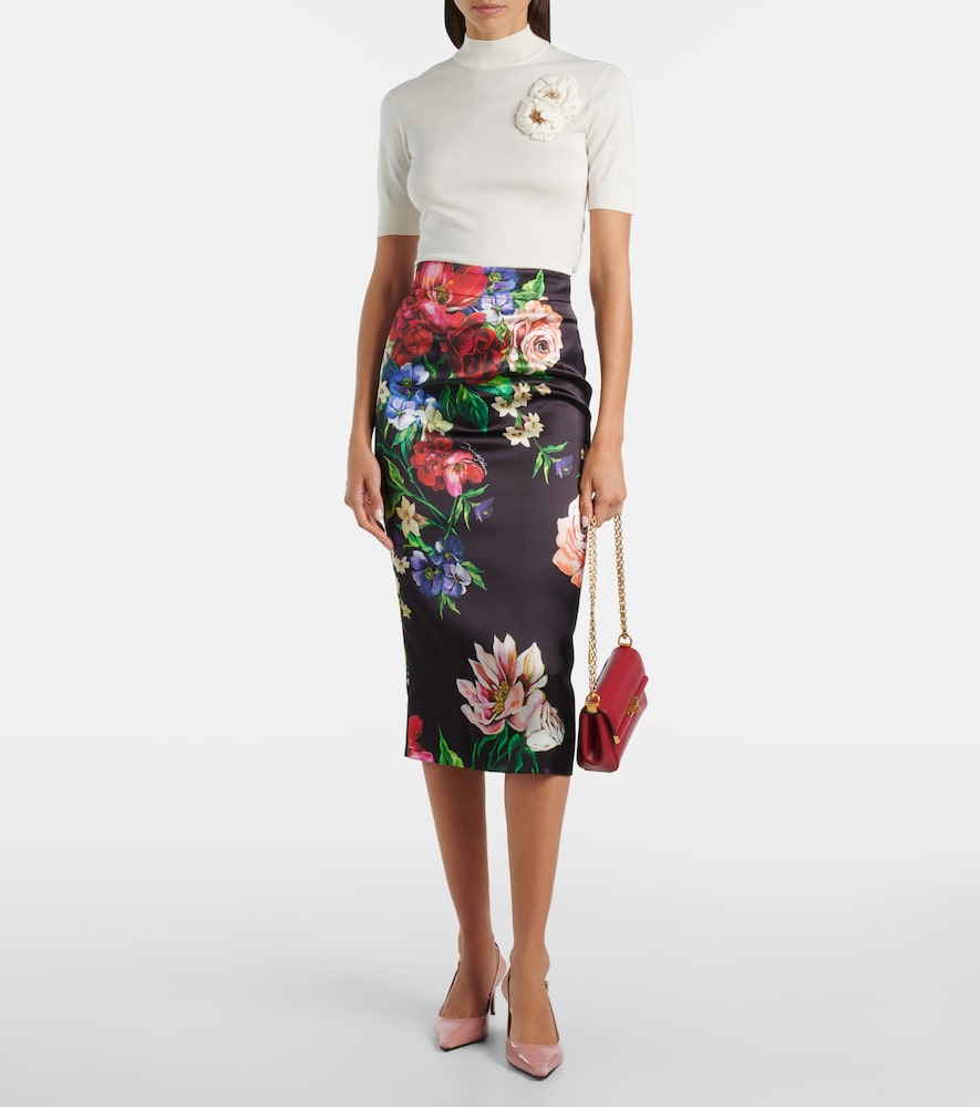  Dolce&gabbana Dolce&gabbana Verziertes Top Aus Seide 