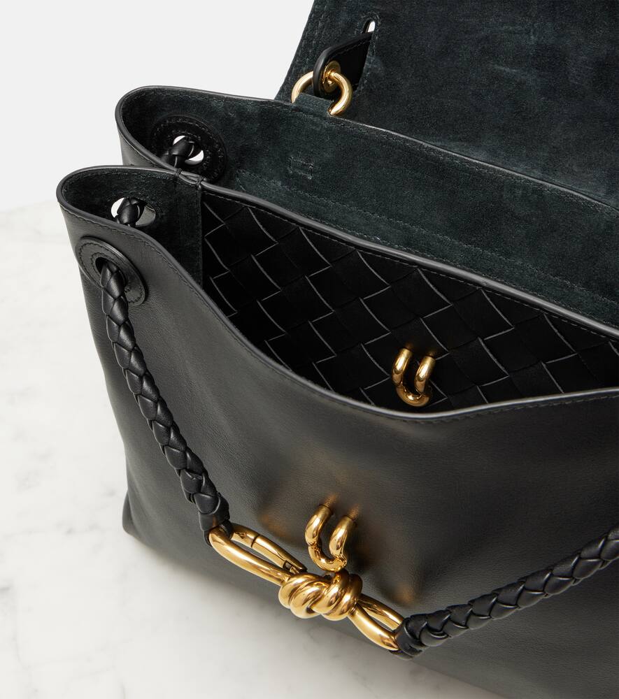 Bottega Veneta Ciao Ciao Knot Small Leather Tote Bag