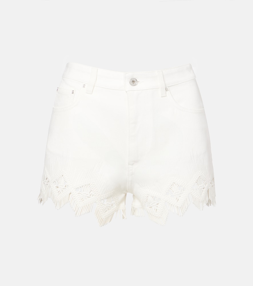 Rabanne Short en macramé de coton