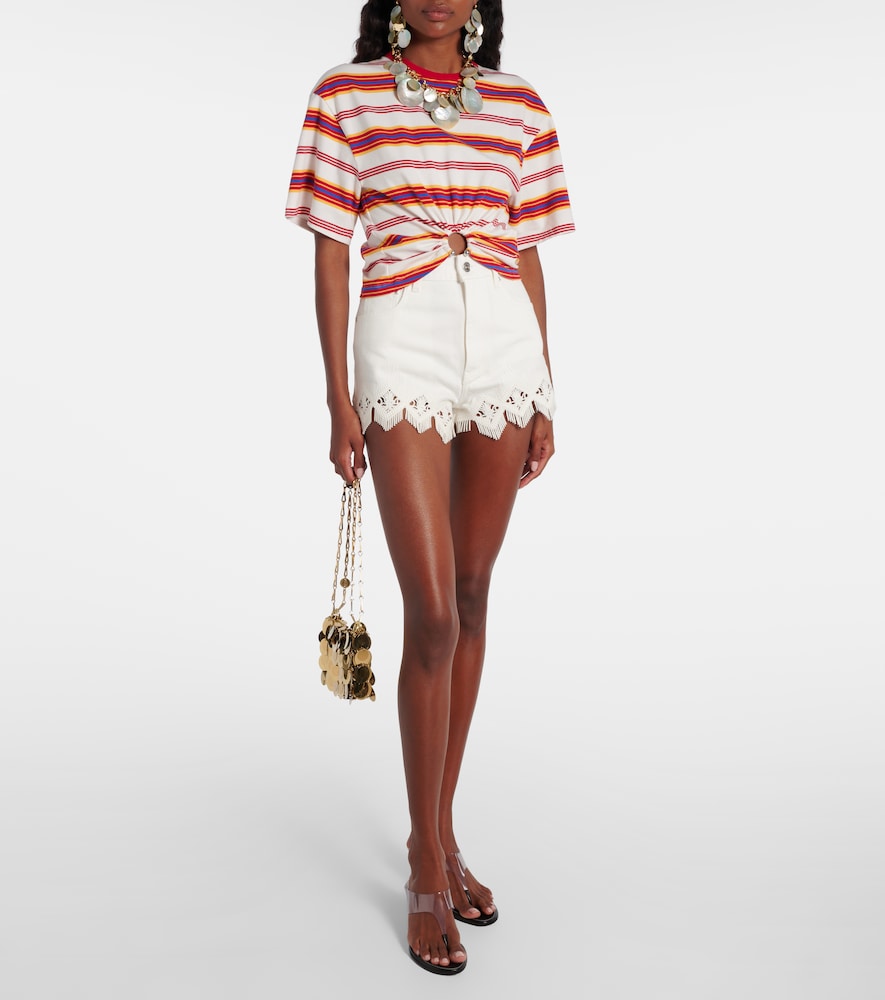  Rabanne Rabanne Macramã© Cotton Shorts 